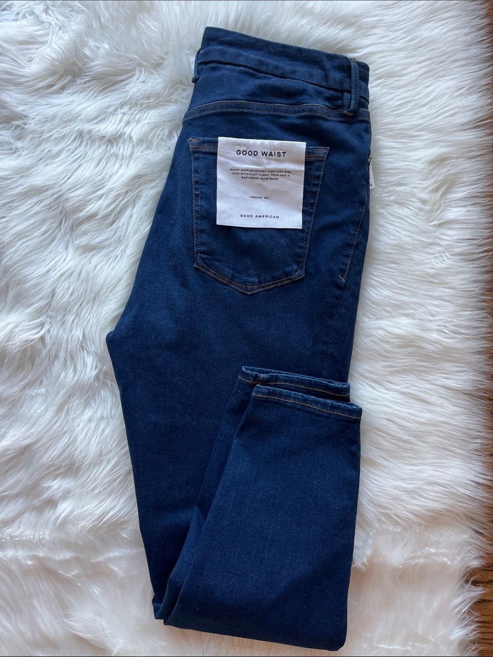 🆕Good American Good Waist Always Fits  Jeans 14-18 Blue821 MSRP $149